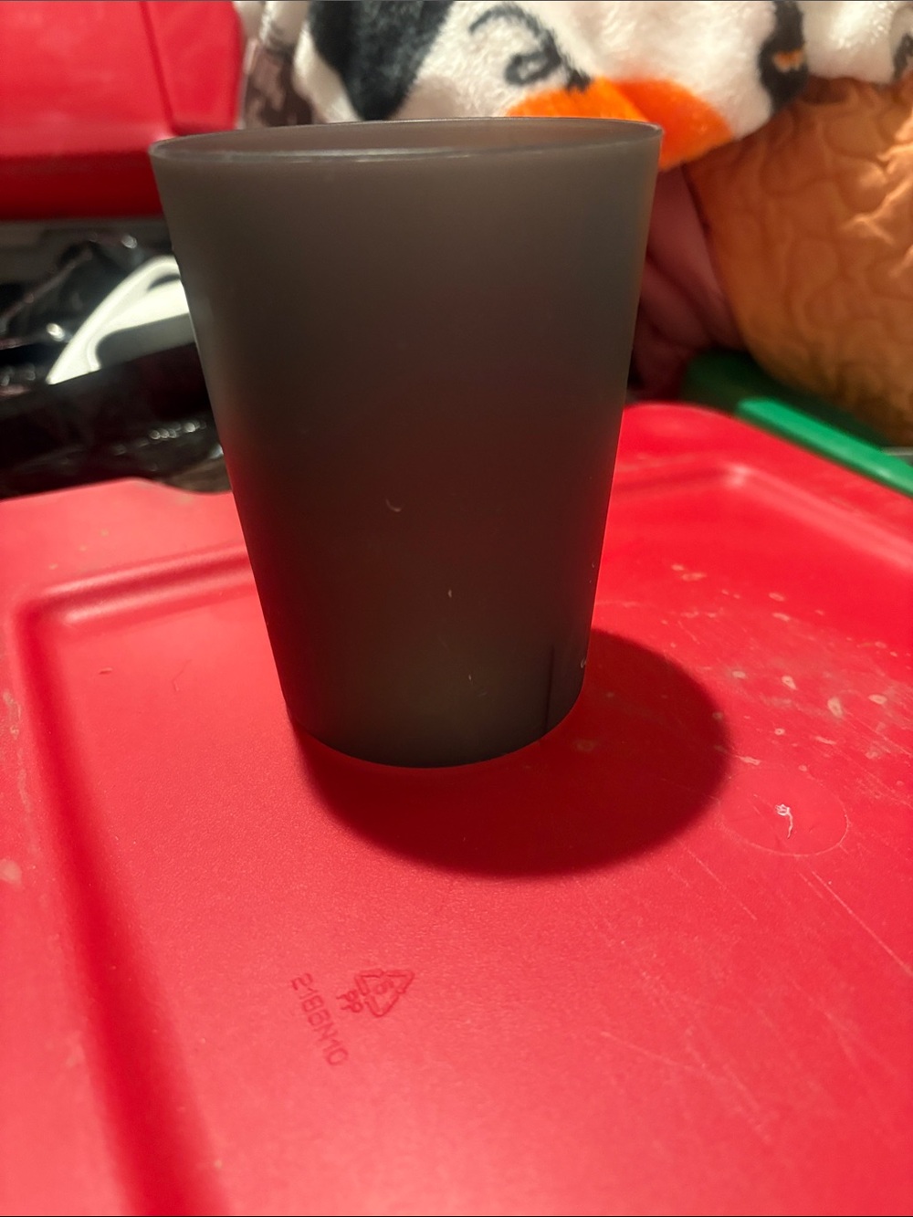 Matte Black Plastic Party Shot Glass - Sleek Disposable Cups